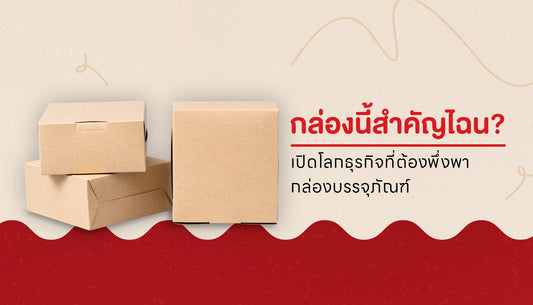 กล่องนี้สำคัญไฉน? เปิดโลกธุรกิจที่ต้องพึ่งพากล่องบรรจุภัณฑ์